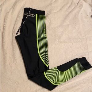 Neon Nike Dri-Fit leggings